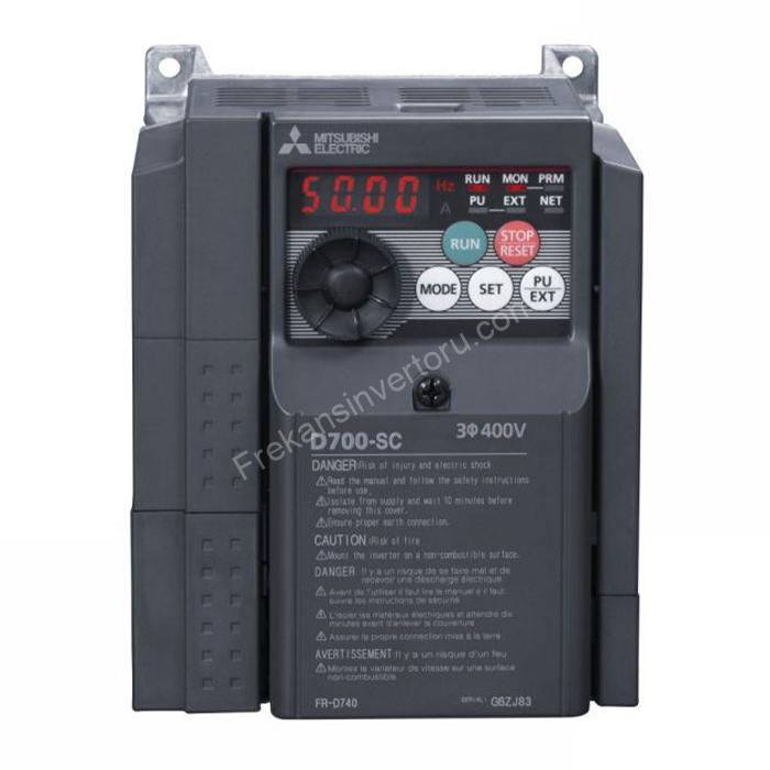 Mitsubishi Frekans İnvertörü 2,2 kW (FR-D7 40)